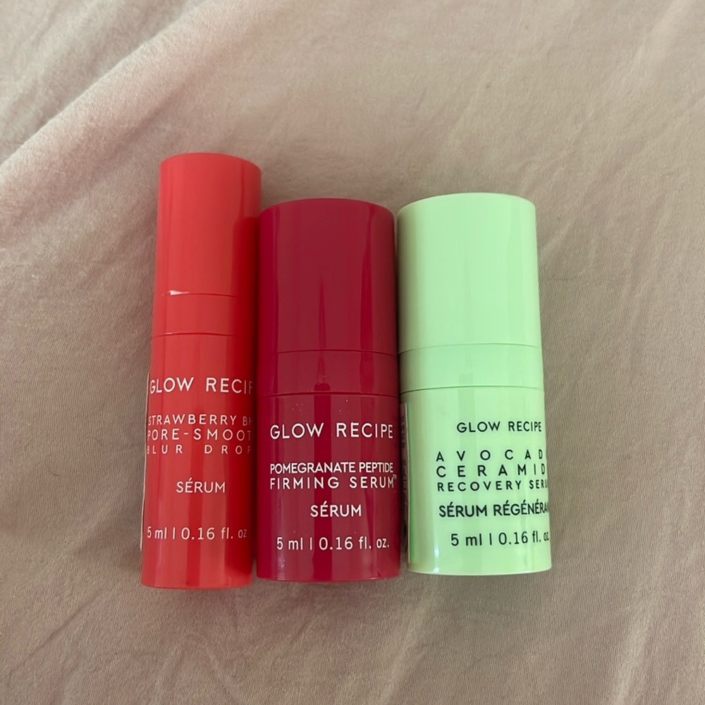 Glow Recipe Fruit samples